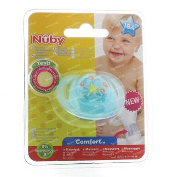 Nuby Soother Tritan Prism-Ortho Sil +18M 1 st