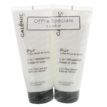 Galenic Demaquillant Pur 2en1 Duo 400 ml tube