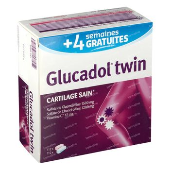 Glucadol Twin Promopack + 4 weken GRATIS 168+56 tabletten