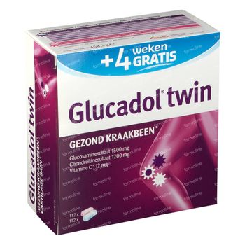 Glucadol® Twin Promopack + 4 weken GRATIS 168+56 tabletten