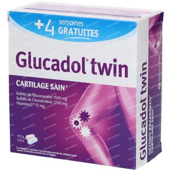 Glucadol Twin Promopack + 4 weken GRATIS 168+56 tabletten