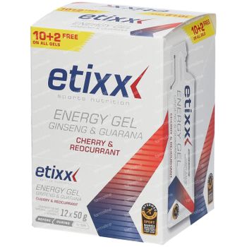 Etixx Ginseng & Guarana Energy Gel 12x50 g