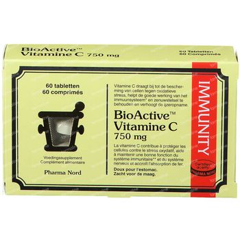 Pharma Nord Bioactive Vitamine C 750 Mg 60 comprimés