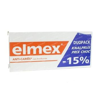 Elmex Dentifrice Anti-Caries Adulte Bitube 150 ml