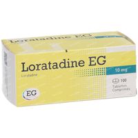 Loratadine EG 10 Mg 100 tabletten