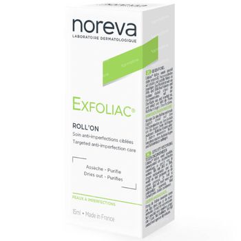 Noreva Exfoliac Roll-On Soin Anti-Imperfectin Action Ciblée 5 ml