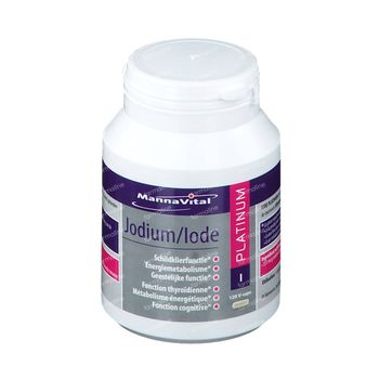 Mannavital Jodium Platinum 120 capsules