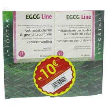 Fytostar EGCG Line Controle Du Poids Duopack -10 € 120 capsules