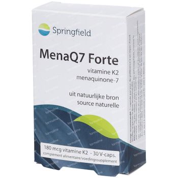 Springfield MenaQ7 Vitamine K2 Forte 180 mg 30 st