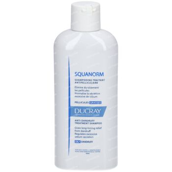 Ducray Squanorm Verzorgende Anti-Roos Shampoo - Vette Schilfers 200 ml