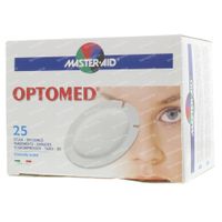 Optomed Eye Pad ADH Sans Latex 96x66mm* 25 st