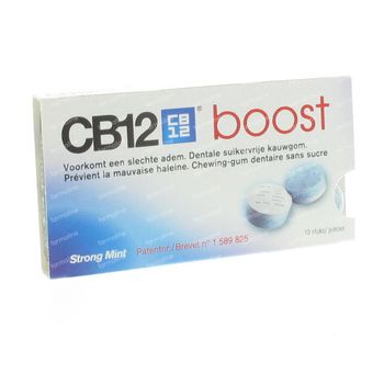 CB12 Boost Strong Mint 10 gommes
