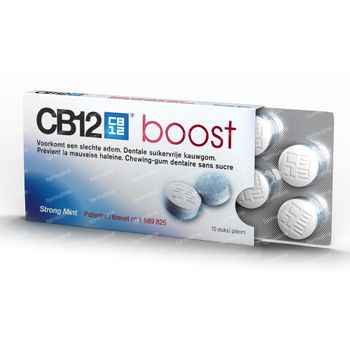 CB12 Boost Strong Mint 10 chewing-gums