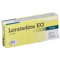 Loratadine EG 10mg 10 tabletten