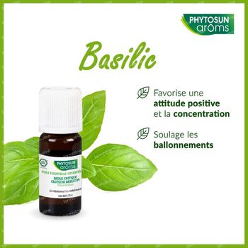 Phytosun Basilic Huile Essentielle Bio 10 ml