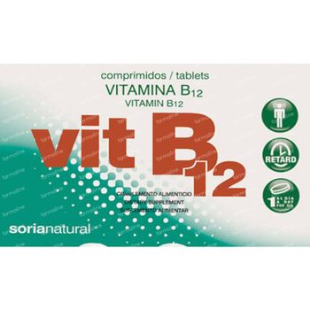 Soria Natural® Vitamine B12 48 comprimés