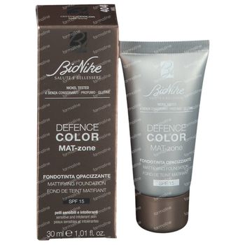 Bionike Defence Color Mat-Zone Foundation 404 Honing 30 ml
