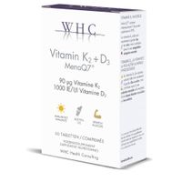 WHC Vitamine K2 + D3 60 tabletten