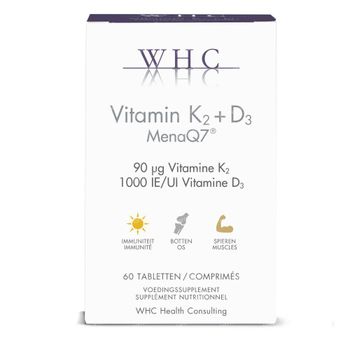 WHC Vitamine K2 + Vitamine D3 60 comprimés