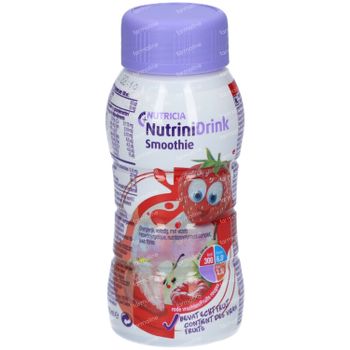 Nutrinidrink Smoothie Fruits Rouges 200 ml