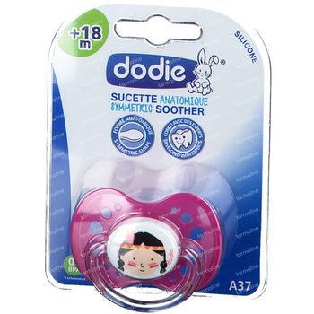 Dodie Sucette Silicone Fille Jour +18M 1 st