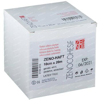 Zeno-Haft Cohésive Bandage Elastisch Latex Free 10cmx20m 1 pièce
