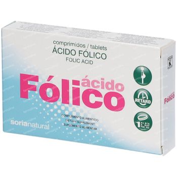 Soria Natural Acide Folique Retard 48 comprimés
