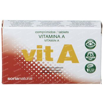 Soria Naturel Vitamine A Retard 48 comprimés