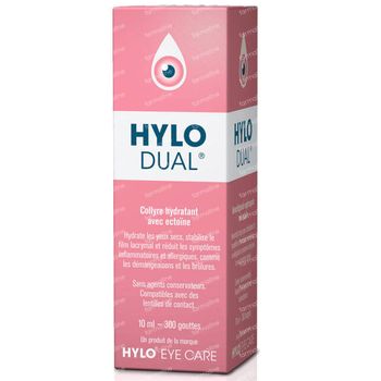Hylo-Dual Gouttes Oculaires 10 ml