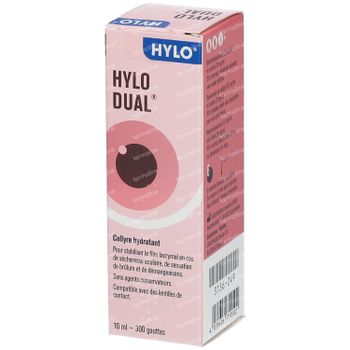 Hylo-Dual Gouttes Oculaires 10 ml