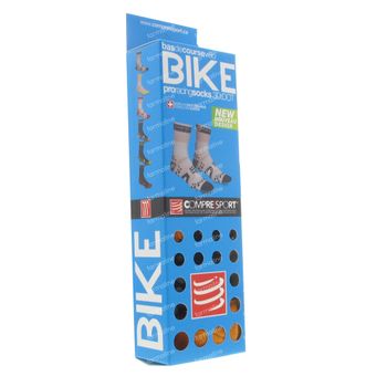 Compressport Hiver Chaussettes Bicyclette BL/OR Taille 4 1 st