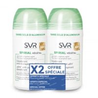 SVR Spirial Deodorant Anti-transpiratie Roll-on Gelcreme Duo 100 ml