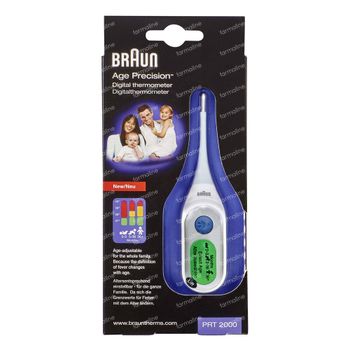 Braun Digital Thermometer PRT2000 1 st