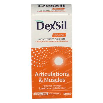 DexSil Forte Gel Articulations & Muscles 50 ml rouleau