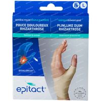 Epitact® Orthèse Pouce Souple d'Activité Pouce Douloureux - Rhizarthrose Gauche Large 1 pièce