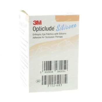Opticlude Silicone Oogpleister Maxi 5,7cm x 8cm 2739ST50 50 st