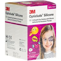 Image of Opticlude Silicone Oogpleister Maxi Girls 5,7cm x 8cm 2739PB50 50 st