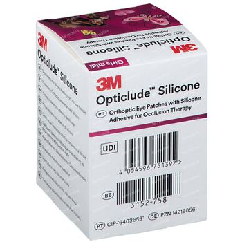 Opticlude Silicone Pansement Orthoptique Midi Girls 2738PG50 50 st
