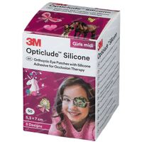 Image of Opticlude Silicone Oogpleister Midi Girls 5,3 x 7 cm 2738PG50 50 st 