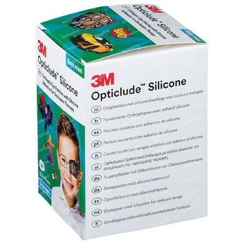 Opticlude Silicone Oogpleister Maxi Boys 5,7cm x 8cm 2739PB50 50 st
