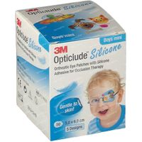 Opticlude Silicone Oogpleister Mini Boys 5cm x 6xm 2737PB50 50 st
