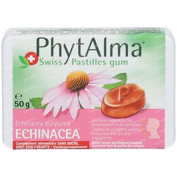 Phytalma Echinacea Sans sucre 50 g gommes à mâcher