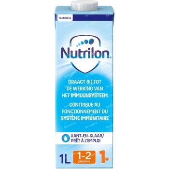 Nutrilon 1+ Peuter Groeimelk Kinderen vanaf 1 jaar Vloeibaar Fles 1L 1 l