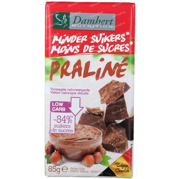 Damhert Chocolat Praline Sans Sucre 85 g