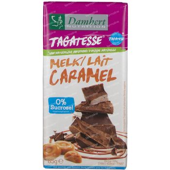 Damhert Chocolat Au Lait Caramel Sans Sucre 85 g