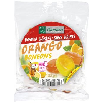 Damhert Orango Bonbons Sans Sucre 75 g