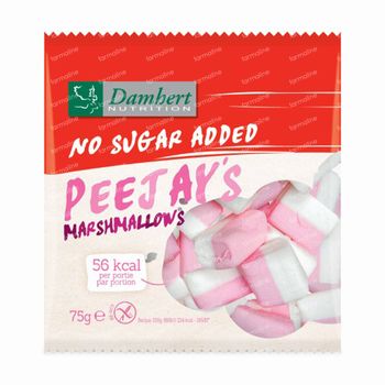 Damhert Peejay’s Marshmellows Sans Sucre 75 g