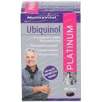 Mannavital Ubiquinol Platinum 60 capsules