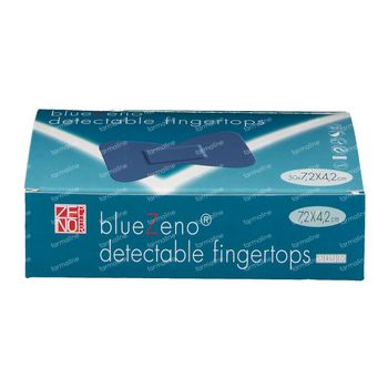 BlueZeno Detectable Fingertop Stérile 7,2cm x 4,2cm 50 st