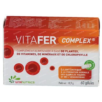 Vitanutrics Vitafer Complex 60 gélules souples